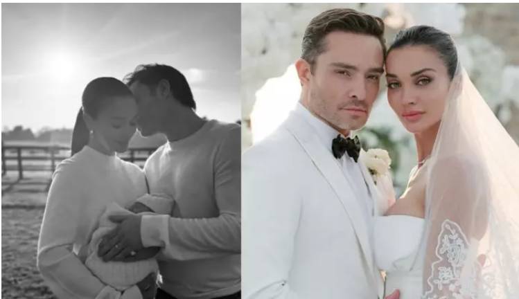 Amy Jackson, Ed Westwick welcome baby boy