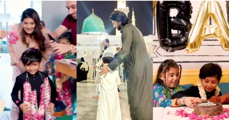 Kiran Ashfaque celebrates son Roham's first Umrah 