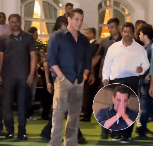Salman Khan greets paparazzi with ‘warm namaste’ at Sikandar promotion