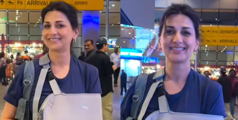 Sonali Bendre’s clip showing her arm in sling goes viral