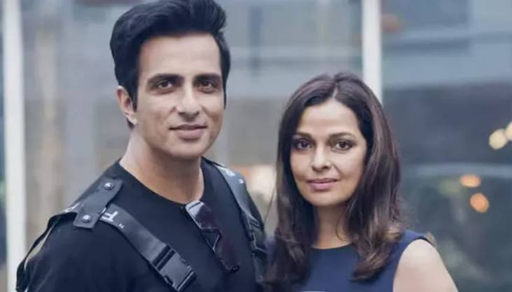 Sonu Sood shares health update of wife after terrible accident