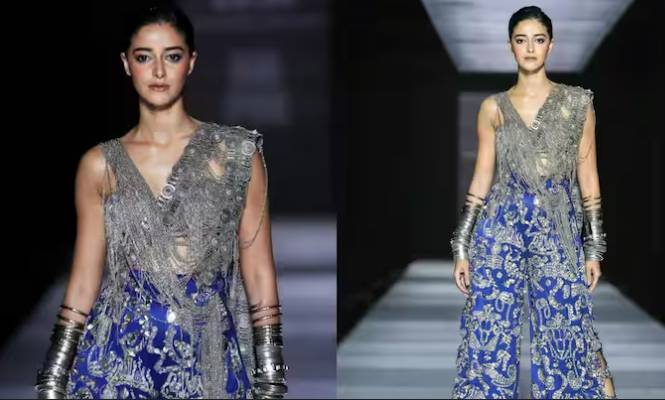 Oh no! Ananya Panday stumbles during ramp walk 