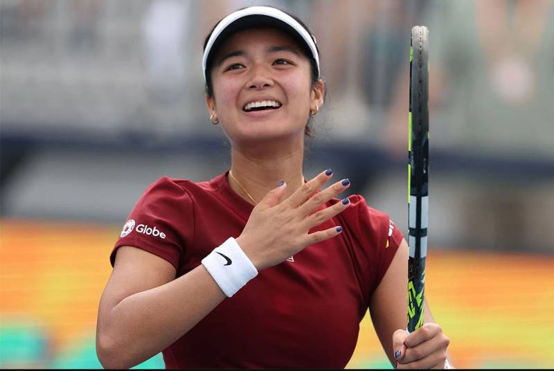Philippines teen Eala ousts No.2 Swiatek from Miami Open