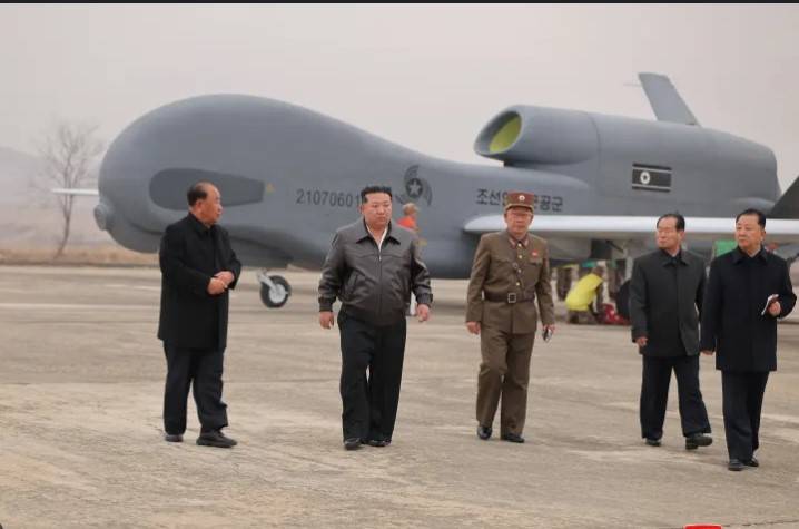 North Korea's Kim oversees test of new 'suicide drones'