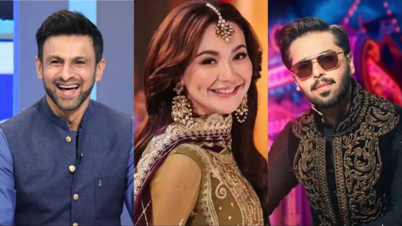 Shoaib Malik take a jibe at Fahad Mustafa involving Hania Aamir in live show 