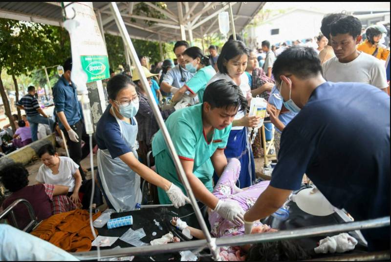 First deaths confirmed as 'mass casualty' quake hits Myanmar, Thailand