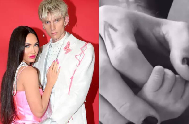 Megan Fox welcomes baby girl, first child with Machine Gun Kelly.