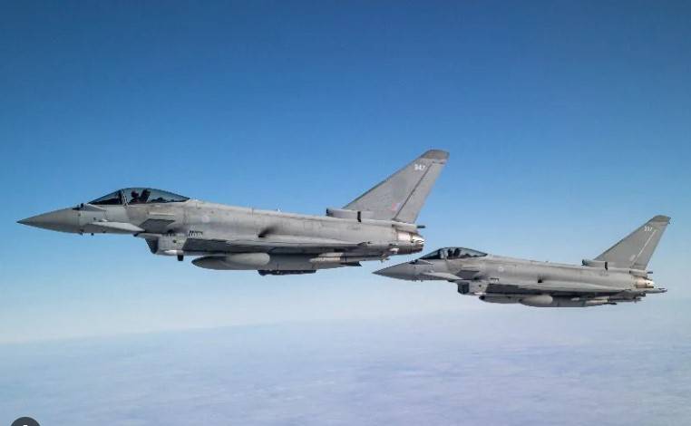 German air force wards off Russian reconnaissance plane