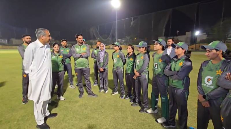 PCB chairman Naqvi urges women players to display fighting spirit and teamwork