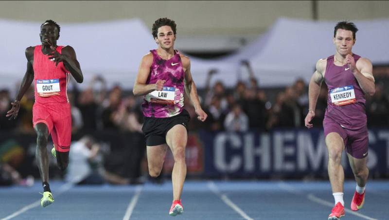 Australian sprinting prodigy Gout Gout upstaged in 200m