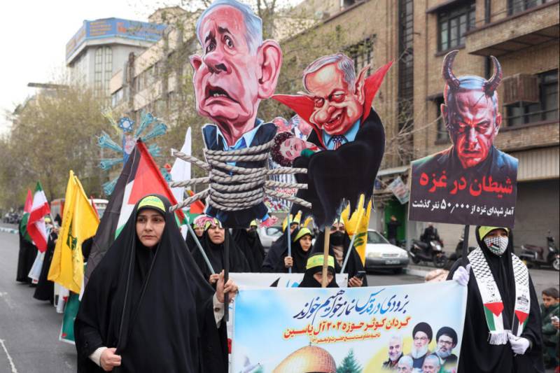 Iran, allies hold annual pro-Palestinian rallies