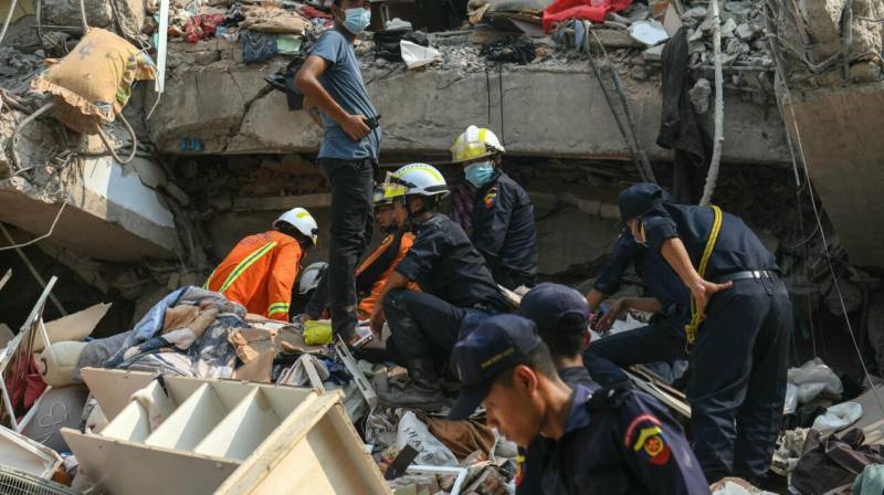 'We need aid': rescuers in quake-hit Myanmar city plead for help