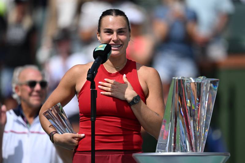 I'm a different person says calmer Sabalenka