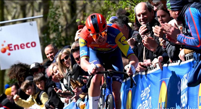 Pedersen joins elite company with third Gent-Wevelgem win
