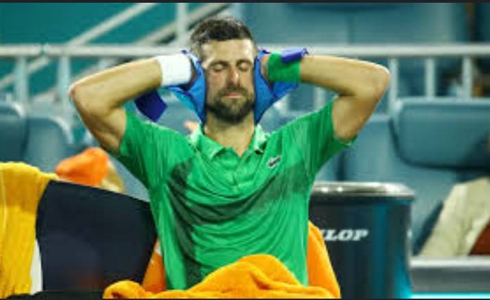 Djokovic refuses to discuss eye ailment after shock Miami loss