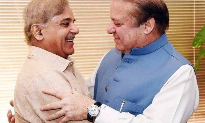 Shehbaz Sharif meets Nawaz Sharif on Eid in Jati Umra