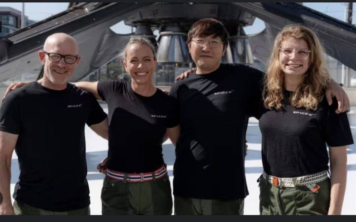 SpaceX launches private astronauts on first crewed polar orbit