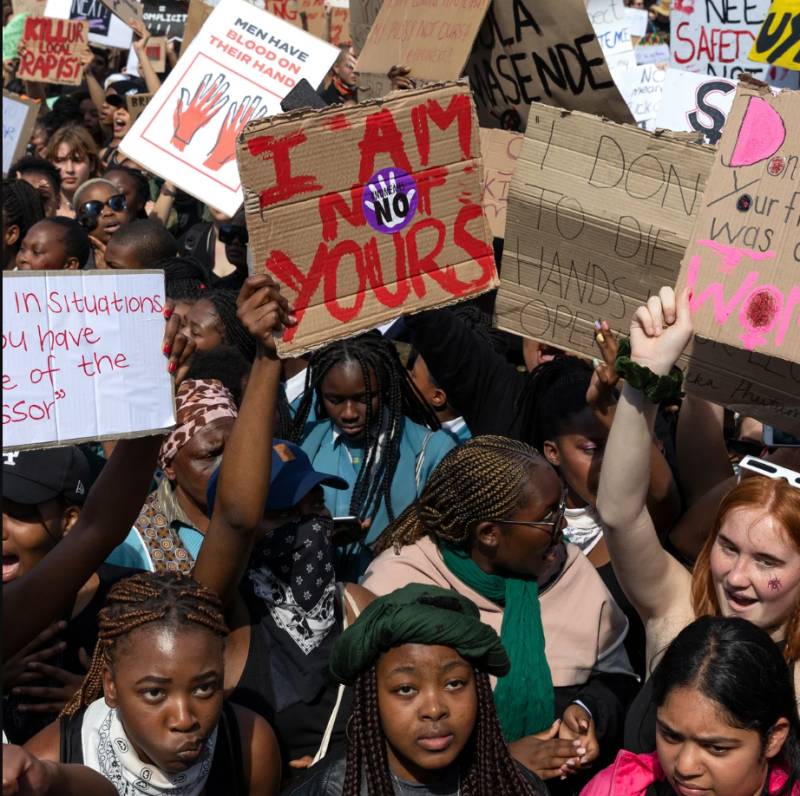 Thousands protest in S.Africa after rape of girl aged 7