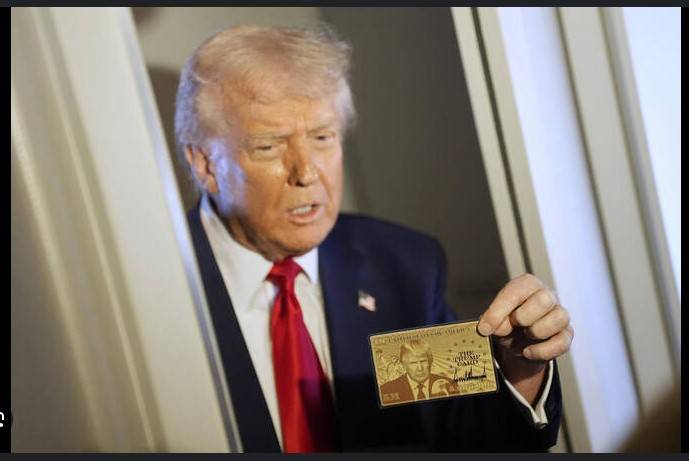 Trump unveils first $5 million 'gold card' visa