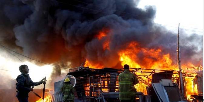 Fire breaks out in Karachi factory