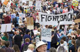 Anti-Trump rallies draw thousands across the US