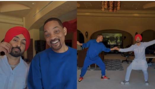 Diljit Dosanjh gets Will Smith to perform bhangra to his Punjabi beats