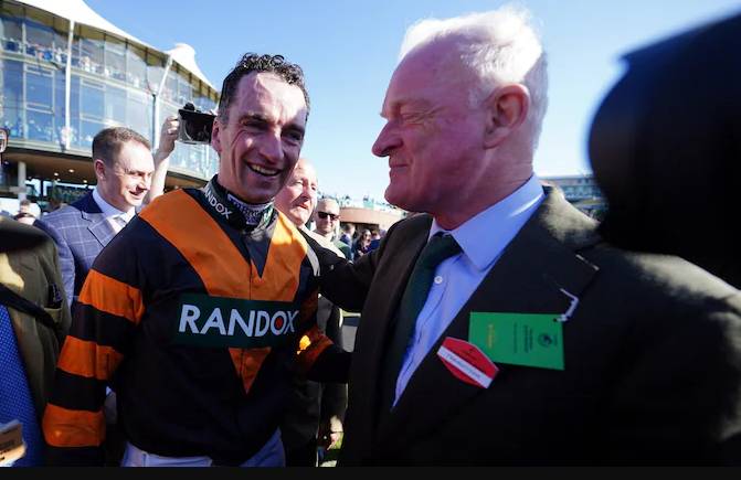 Nick Rockett wins the 'Mullins' Grand National for father and son