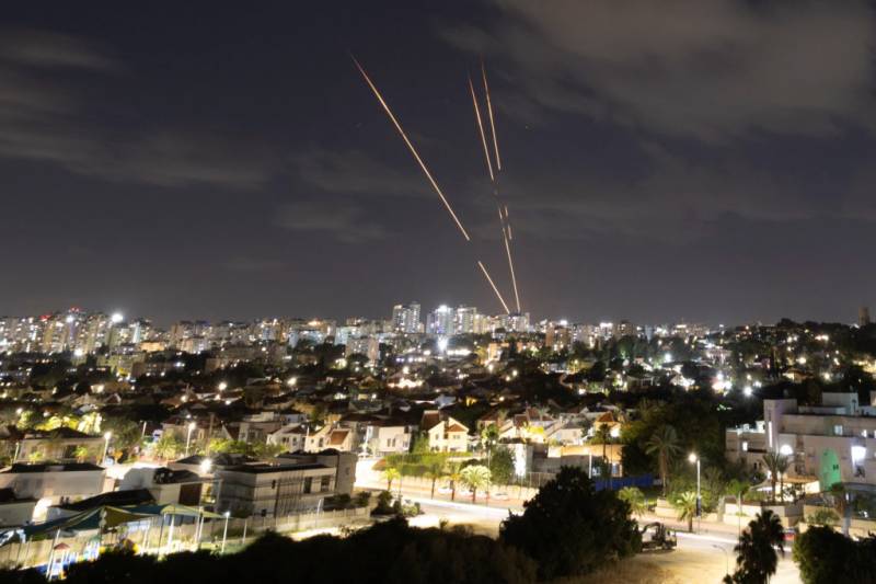 Israel says around 10 projectiles fired from Gaza