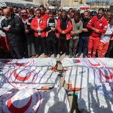 Red Crescent says Israeli troops shot Gaza crew 'with intent to kill'