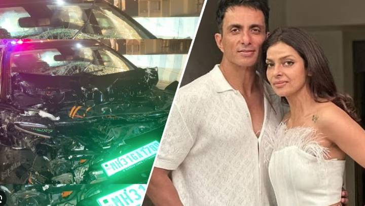 Sonu Sood asks public to wear seat belt after wife Sonali's accident