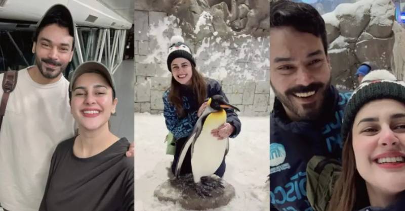 Newlyweds Kubra-Gohar share cute moments from honeymoon 