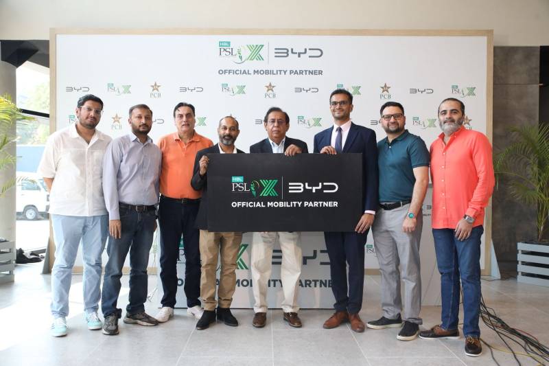 BYD Pakistan’s Mega Motor Company joins hands with HBL PSL X