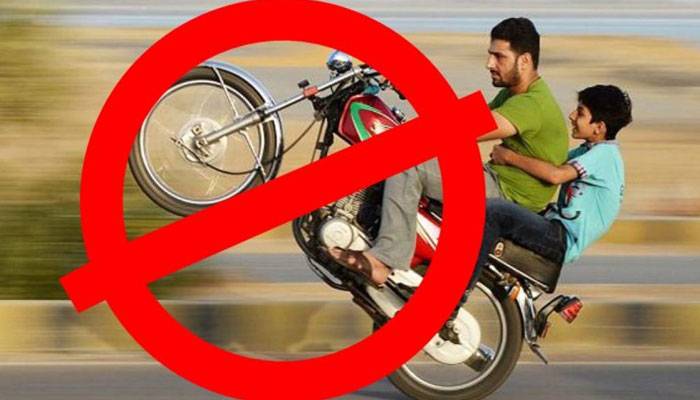 One-wheeling in Islamabad now carries Rs5,000 fine 