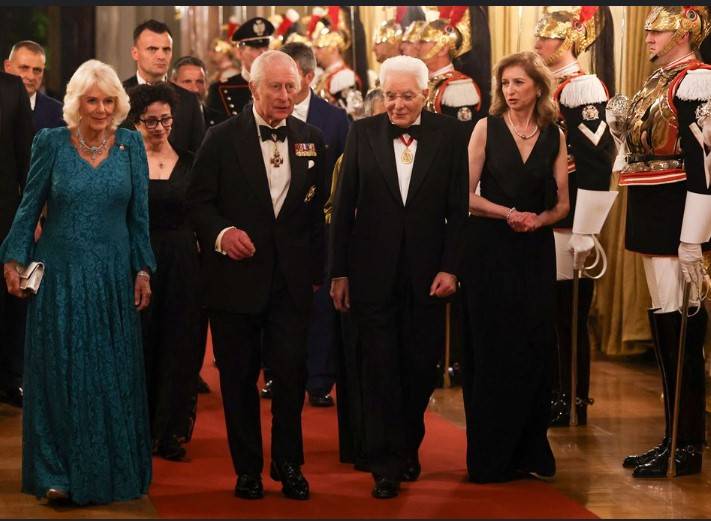 King Charles jokes, cites Monty Python at Italian state banquet