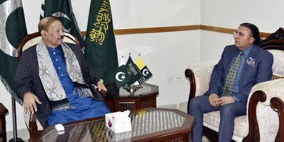 AJK chief justice calls on President Sultan Mahmood