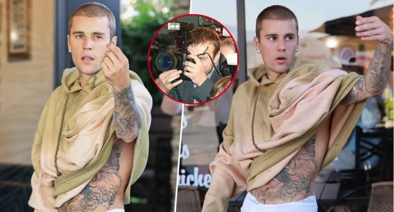 ‘Money, Money, Money:’ Justin Bieber shouts at paparazzi for filming him in coffee shop