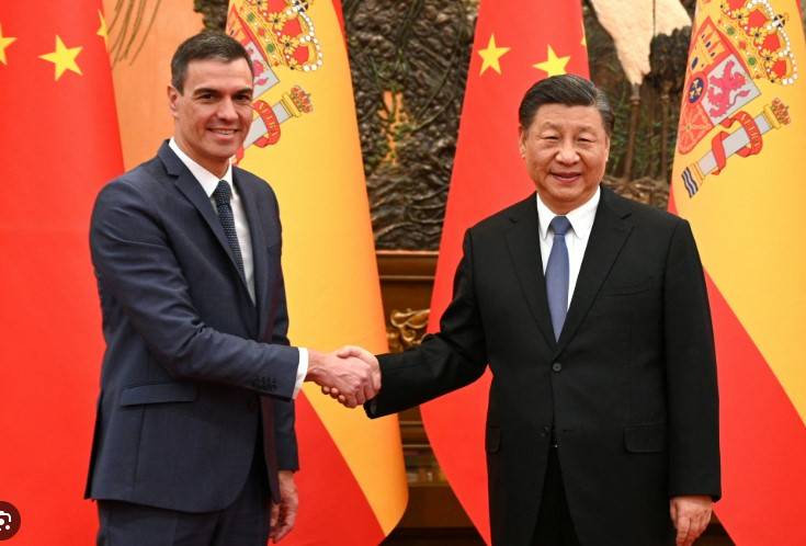 China's Xi meets Spanish PM Sanchez in Beijing