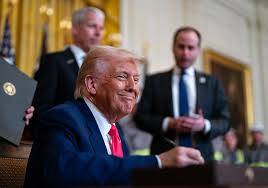 Trump says tariff policy 'doing really well' despite China retaliation