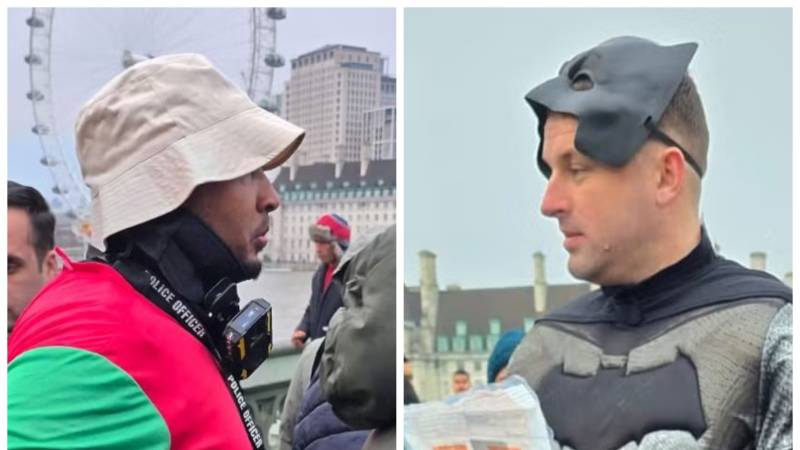 POW! London Police dressed as Batman & Robin bust illegal gambling ring