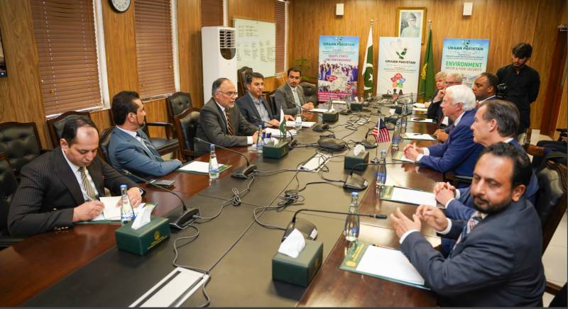 US Congressional delegation calls on Ahsan Iqbal to discuss bilateral cooperation 