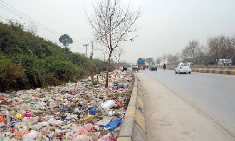 CDA bans littering of garbage in city except designated places