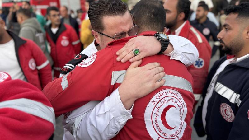 Red Crescent says missing Gaza medic in Israeli custody