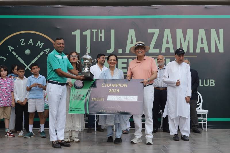 11th JA Zaman Memorial Open Golf: Shabbir Iqbal lifts trophy for record sixth time