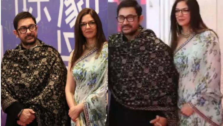Aamir Khan and girlfriend Gauri Spratt’s hand-in-hand appearance at International event 