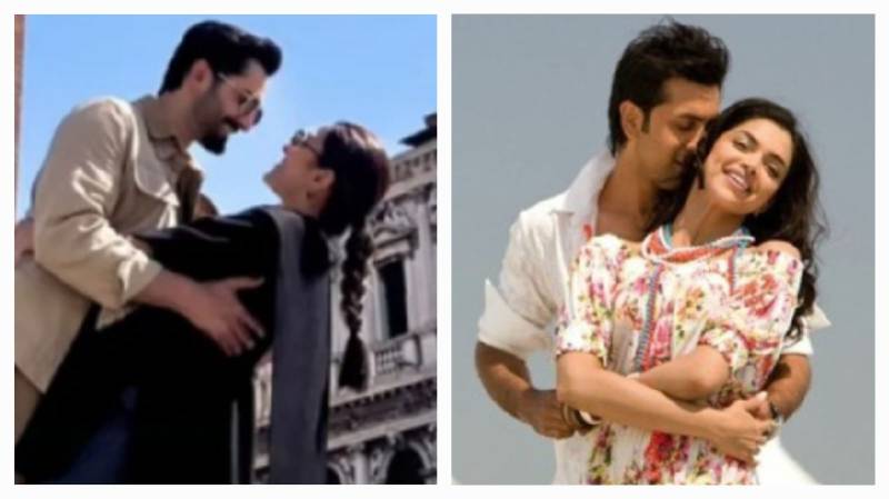 'Dream Fulfilled', Ayeza recreates Deepika-Ranbir's 'Khuda Jaane' moment with Danish in Venice 