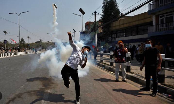 Nepal's former king 'saddened' by violent pro-monarchy protests