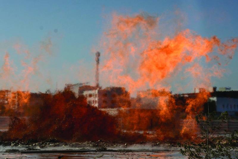 Korangi fire finally extinguished after 18 days