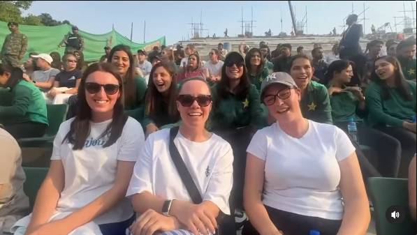 ICC Women’s World Cup Qualifier teams visit Wagah Border