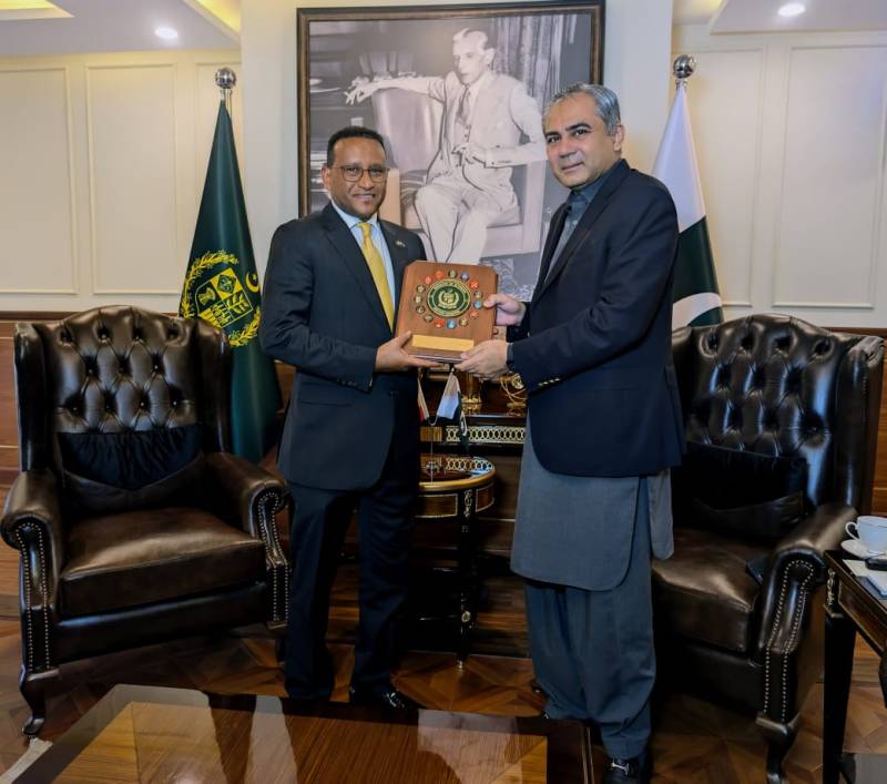 Interior Minister Mohsin Naqvi, Ethiopian envoy discuss bilateral ties, airline operations, and global challenges