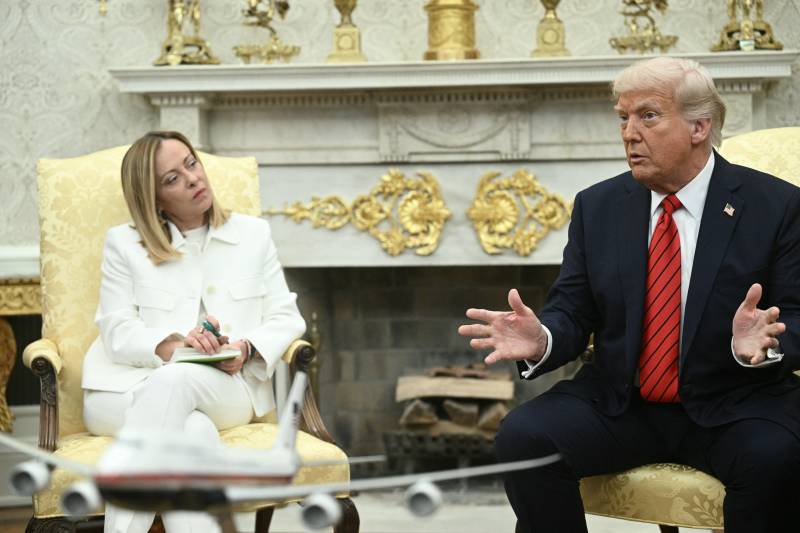 Italy's Meloni, Trump talk up EU trade deal hopes